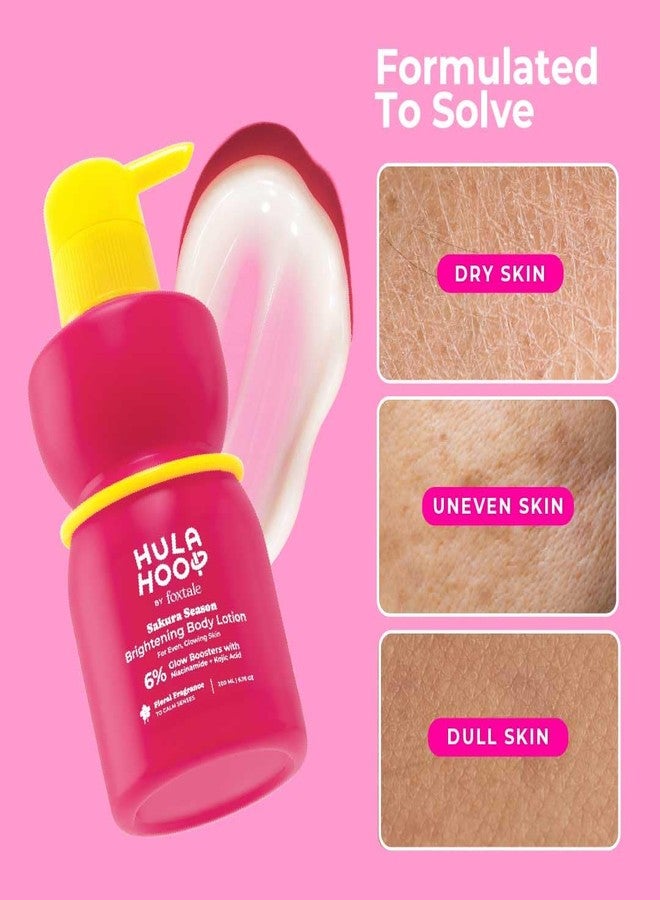 foxtale Hula Hoop Brightening Body Lotion by Foxtale| Niacinamide + Kojic Acid + SPF30 | Moisturizes, Brightens, & Even Tones Skin | Prevents Tanning & Sun Damage | Light & Grease-Free | 200ml - Image 5