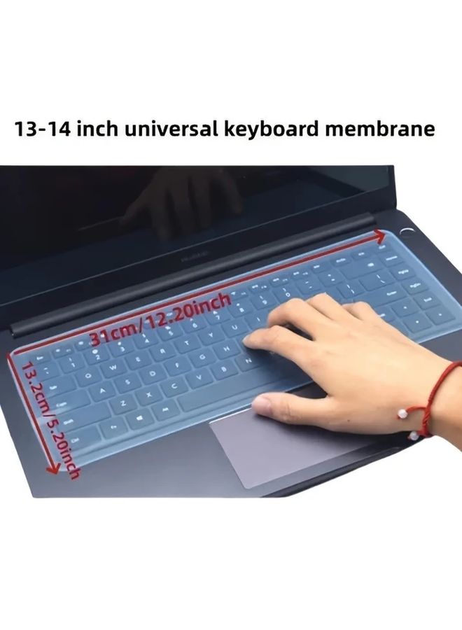 Transparent Laptop Keyboard Protector For 12 14 Inch Non Electric Featherless Durable Dustproof Film - Image 4