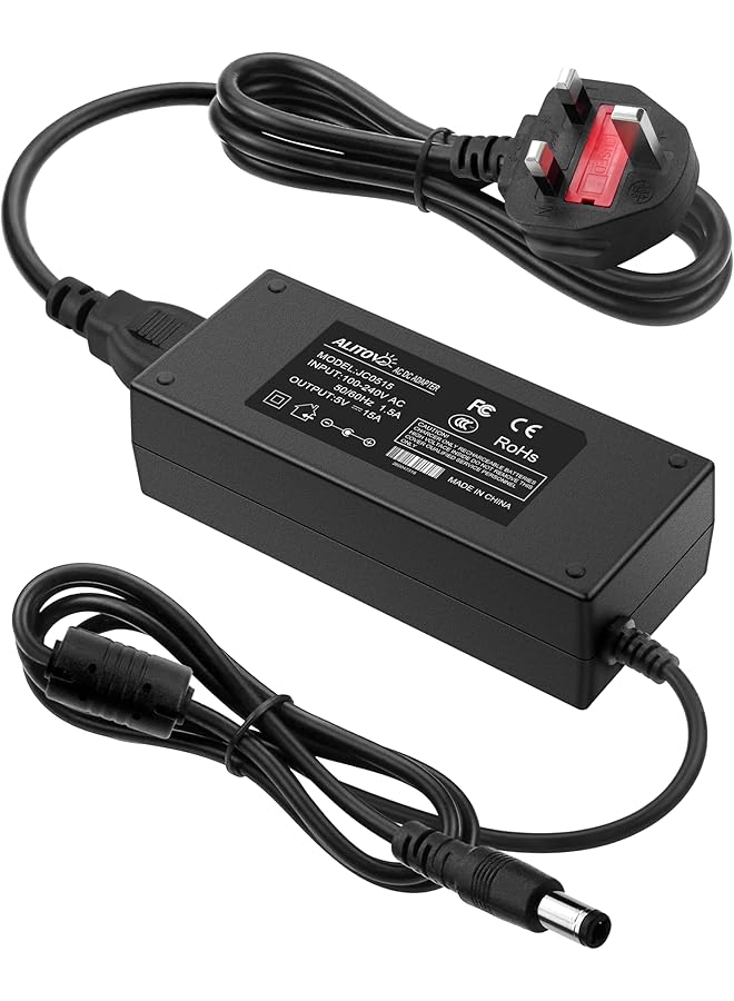 promass 5V 15A AC to DC Power Supply Adapter Transformer Converter 5.5x2.5mm Plug 100V-240V AC Input For WS2811 2801 WS2812B LED Strip Pixel Light - Image 1