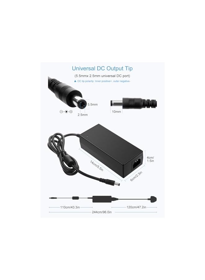 promass 5V 15A AC to DC Power Supply Adapter Transformer Converter 5.5x2.5mm Plug 100V-240V AC Input For WS2811 2801 WS2812B LED Strip Pixel Light - Image 2