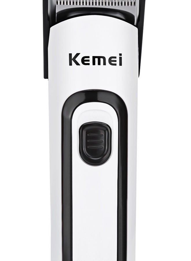 NIBEMINENT Electric Rechargeable Dual-Use Stainless Steel Hair Clipper Km - 2169 White - Image 2