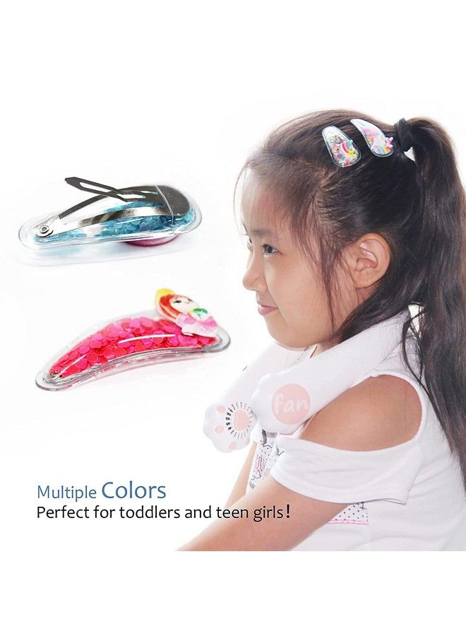 ANNACREATIONS Plastic Metal Sequins Transparent Shiny Fruit Cartoon Animal Hair Clips Barrettes For Girls Hair Accessories Multicolor 10 Pcs - Image 5