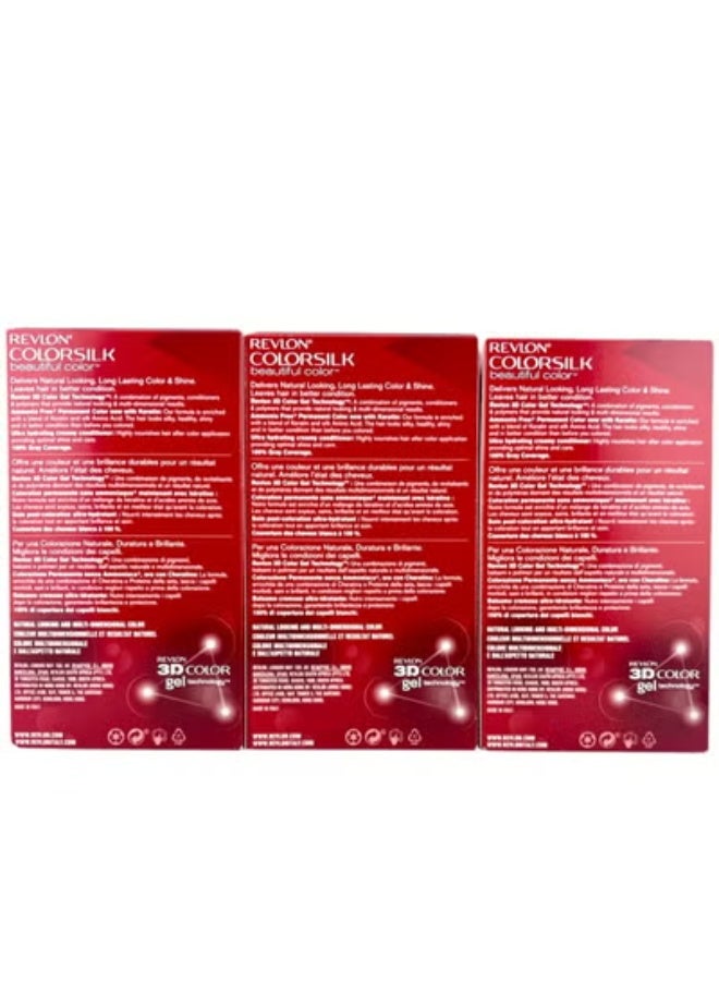 REVLON LIGHT BROWN COLOR SILK BEAUTIFUL COLOR 51 X PACK 3 - Image 2