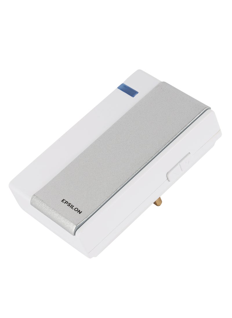 Epsilon - Door Bell- EPSDB1438/ with Wireless Remote Control, 36 Music in Soft Chord Series, No-Wire Installation, Battery Included/ Range up to 80 m, Light and Simple Design, Perfect for Home, Office - Image 1