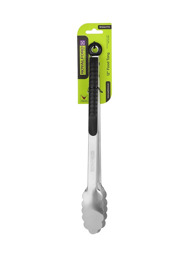 Royalford 12 Stainless Steel Food Tong With Tpr Handle Multi Color 33 X 3.6 Cm - Image 5