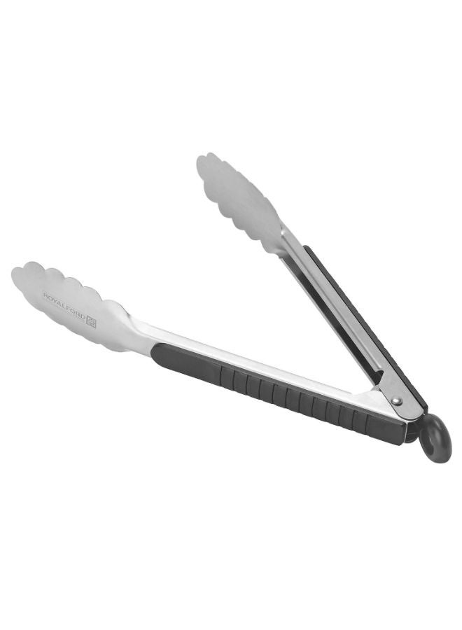 Royalford 12 Stainless Steel Food Tong With Tpr Handle Multi Color 33 X 3.6 Cm - Image 2
