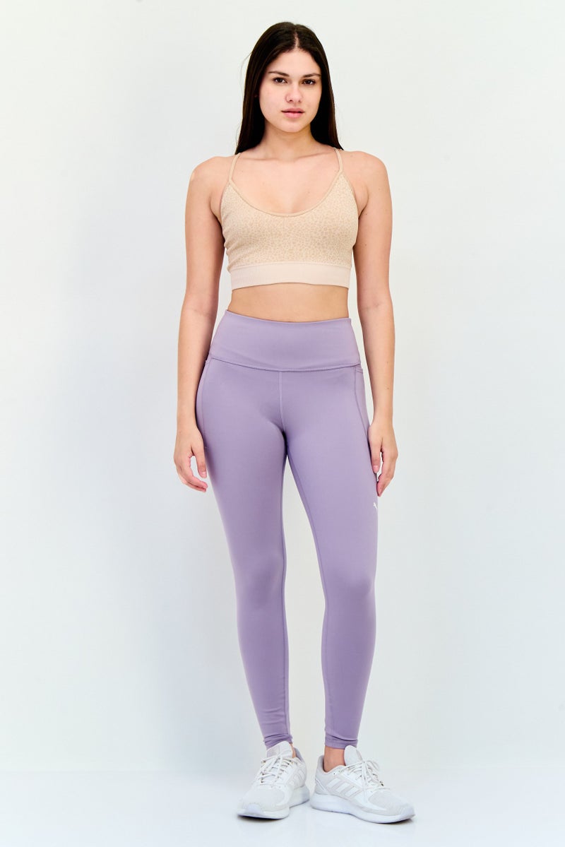 PUMA سروال ليجنغ رياضي نسائي مناسب باللون الأرجواني الفاتح - Image 4