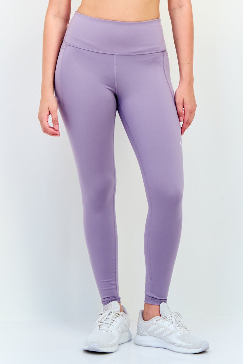 PUMA سروال ليجنغ رياضي نسائي مناسب باللون الأرجواني الفاتح - Image 1