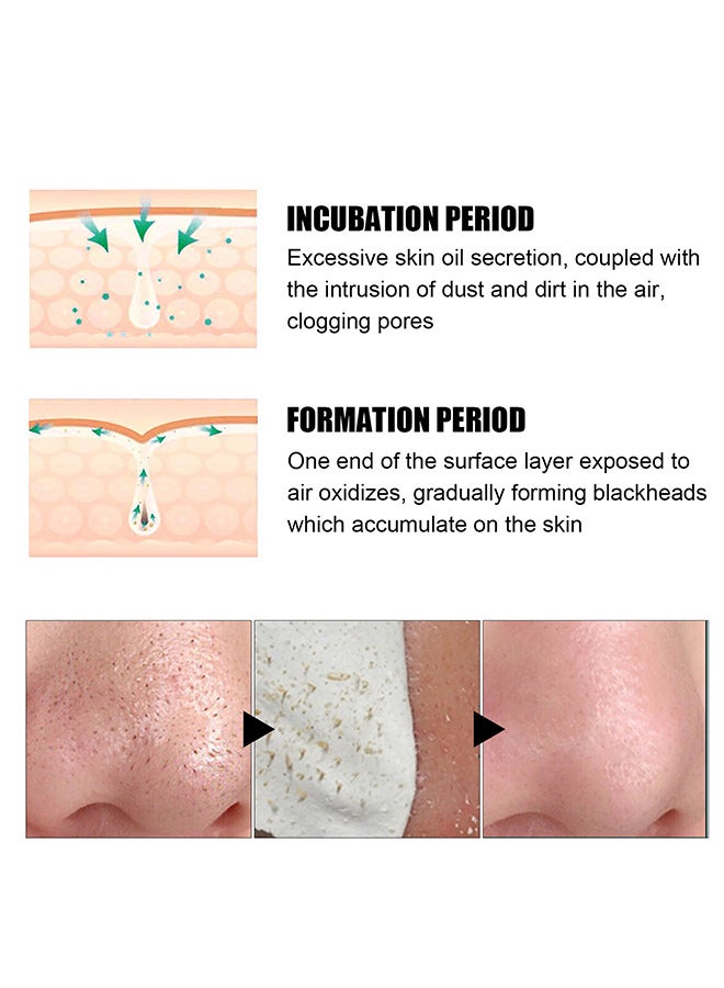 إيلهو قناع الأنف لإزالة الرؤوس السوداء من EELHOE يمتص الرؤوس السوداء بلطف ويأتي مع 60 ورقة من الورق لتنظيف المسام بعمق وتقشير قناع الأنف. - Image 3