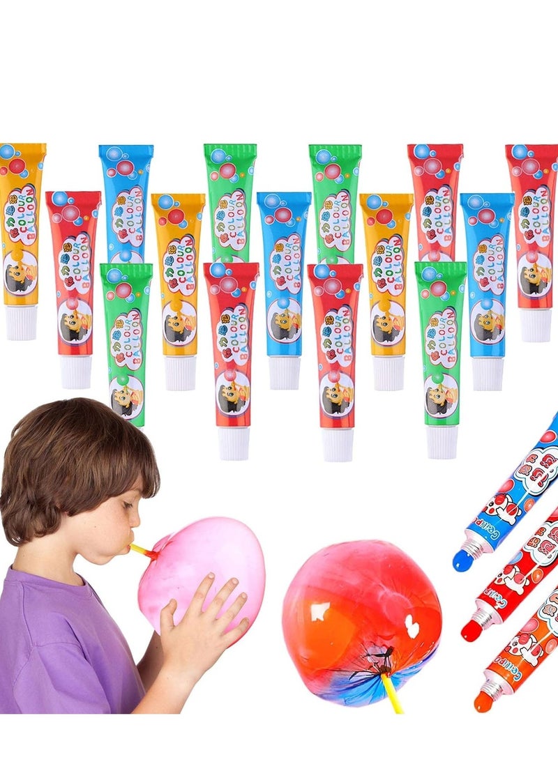 Colour 20PCS Blow Plastic Bubbles Toy Set, Large Bubble Balloons Bubble Blowing Products Collection Kid-Friendly Bubble Blowing Toys for Kids Outside Party Birthday Gift Toddler Outdoor Toys - Image 1