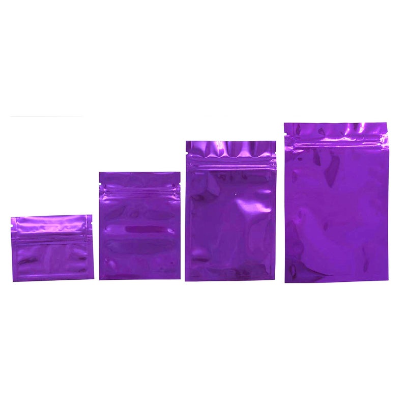 Double-Sided Bright Color Aluminum Foil Self-Sealing Bag Aluminized Sample Bag Powder Cosmetic Food Packaging Bag - Image 1