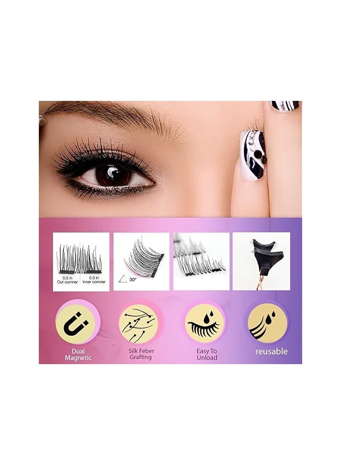 ORiTi 3D Magnetic Eyelashes Black - Image 3