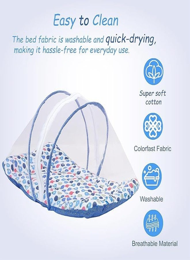 Infantbond by Fareto Newborn Baby Essentials Combo Set – 37 in 1 All-Season Hospital Care Kit for Newborns (0–6 Months) | Complete Baby Gift Set | Baby Products All new Born Combo(Blue Apple) - Image 3