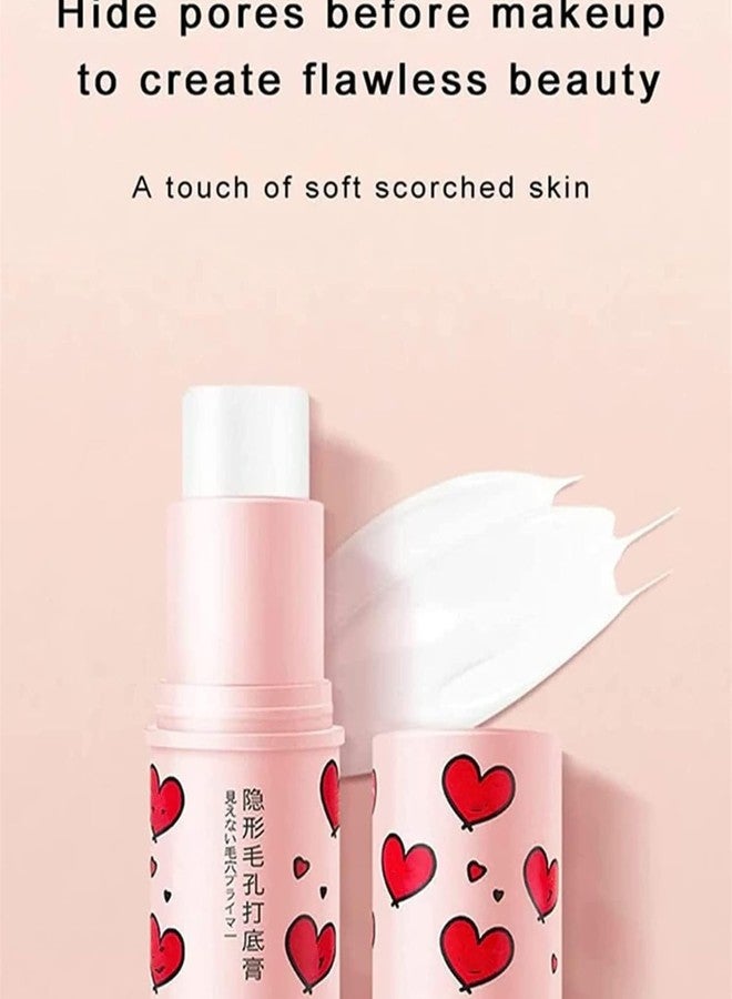 KIDWILL Highlighting Primers for Invisible Pore Eraser, Waterproof Face Primer Stick, Hydrating Primer Face Cream, Smooth Lightweight Makeup Primer for Faces, Lightweight Full Coverage Long Lasting - Image 3