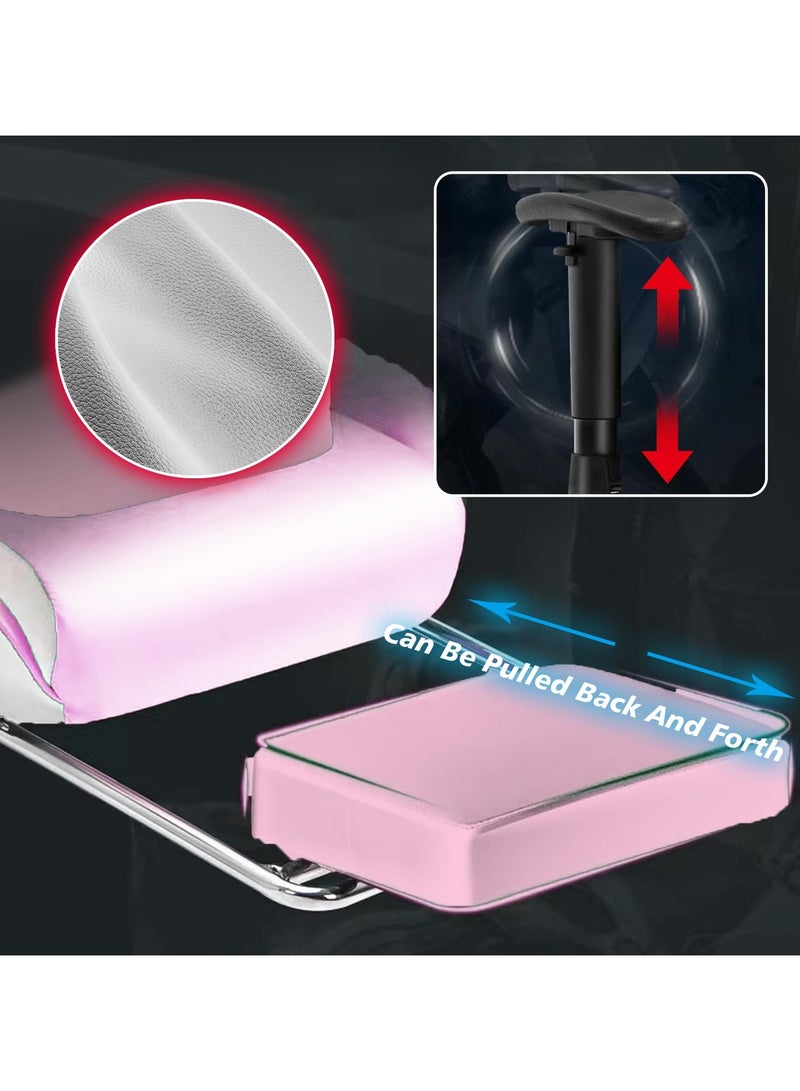 1st Gaming Chair  Adjustable comfort with pink footrest - Image 3