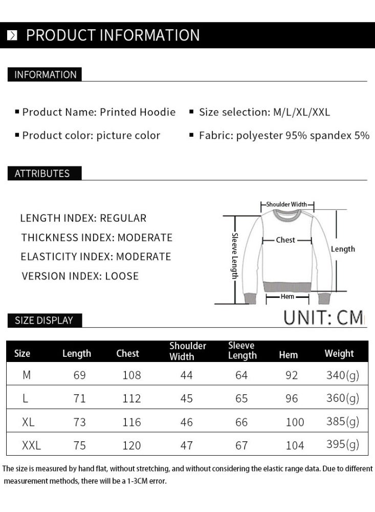 VUCATIN Unisex's Ugly Christmas Jumper Sweater Printed Pullover,3D Funny Digital Print Sweatshirt Suit for Men Woman Crew Neck Sweatshirt Top Couple Outfit - Image 5