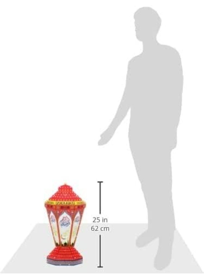 Ramadan Lantern with Flashing LED Lights 60cm - Image 4