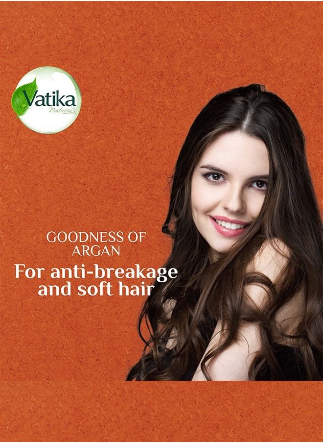 Vatika Naturals - Vatika Naturals Moroccan Argan | Anti-Breakage Shampoo | Moisture Soft Hair | For Dry, Unmanageable Hair - 200 ml - Image 1