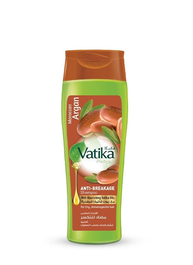 Vatika Naturals - Vatika Naturals Moroccan Argan | Anti-Breakage Shampoo | Moisture Soft Hair | For Dry, Unmanageable Hair - 200 ml - Image 1