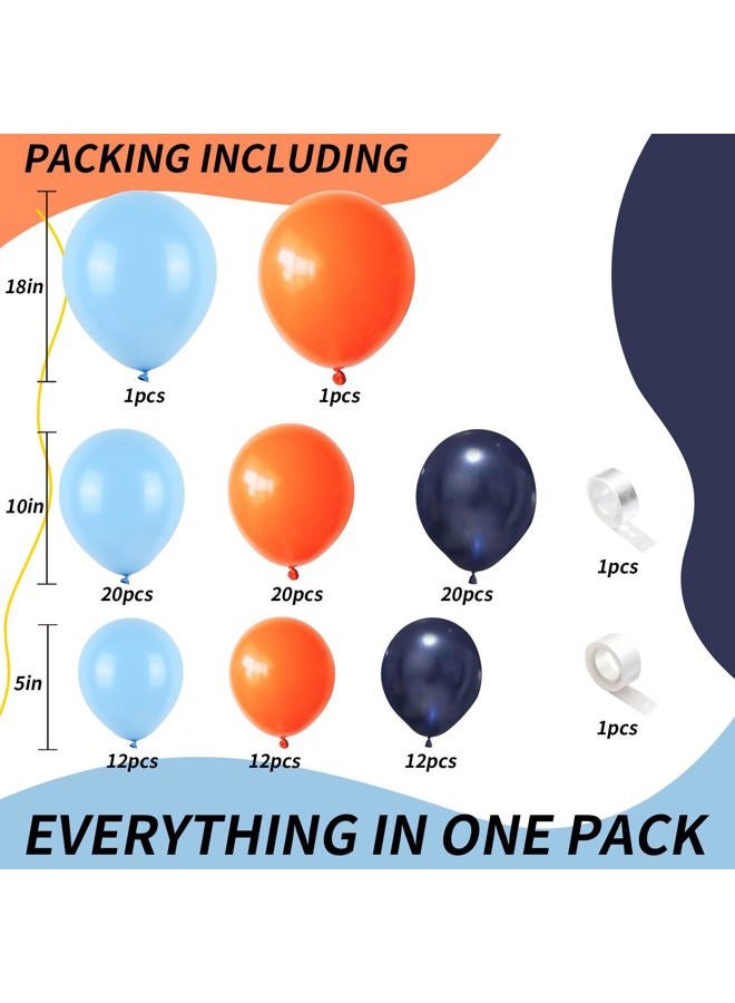 Isndare Outer Space Astronaut Balloon Garland Arch Kit Pearl Navy Blue Onyx Black Gray Gold Latex Balloons with Moon Foil Balloon Galaxy Starry Night to the Moon DIY Birthday Party Decoration Baby Shower - Image 4