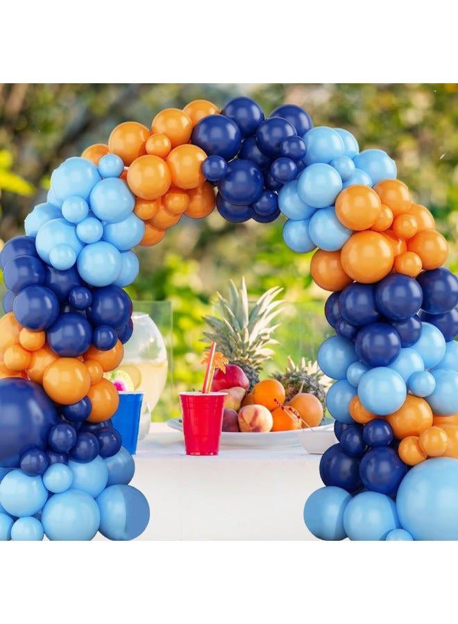 Isndare Outer Space Astronaut Balloon Garland Arch Kit Pearl Navy Blue Onyx Black Gray Gold Latex Balloons with Moon Foil Balloon Galaxy Starry Night to the Moon DIY Birthday Party Decoration Baby Shower - Image 5
