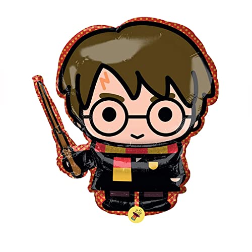 Atpata Funky Harry Potter Foil Balloon with magic wand for Hogwarts theme Magic Wizard Party (HBD Muggle) - Image 2