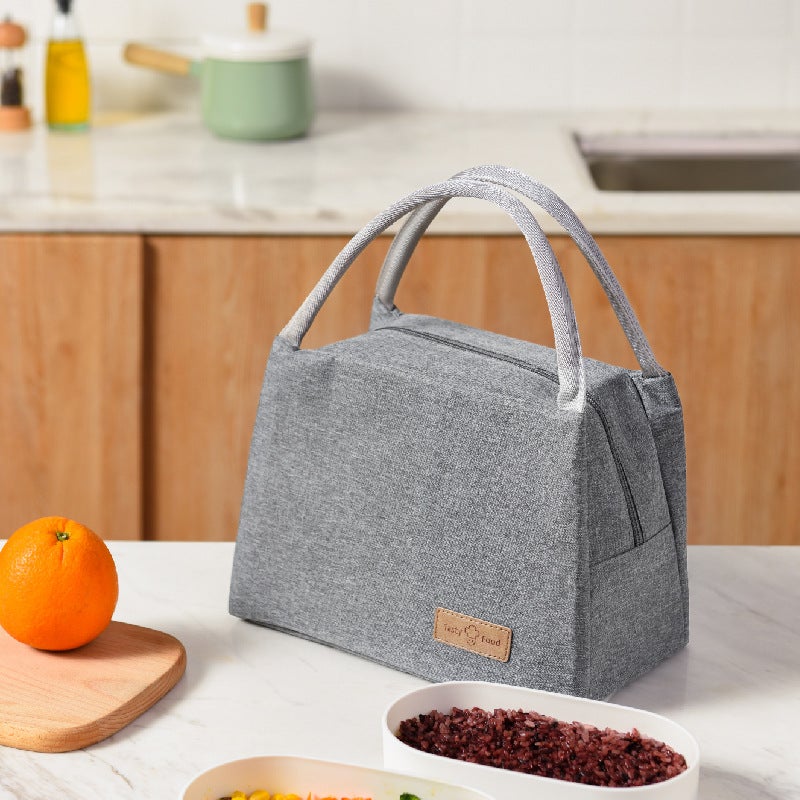 Insulated Lunch Bag with Aluminum Foil, Portable Handbag for Work Picnic - Image 3