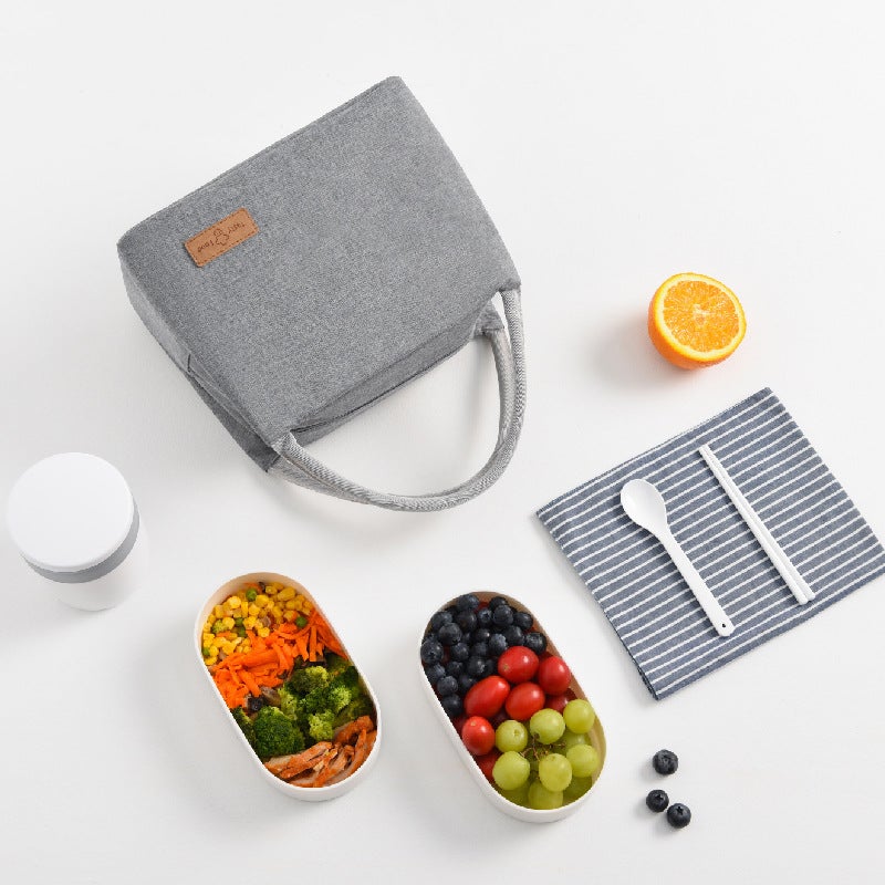 Insulated Lunch Bag with Aluminum Foil, Portable Handbag for Work Picnic - Image 2