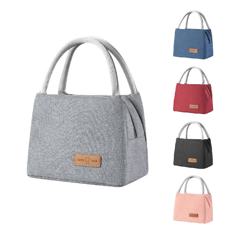 Insulated Lunch Bag with Aluminum Foil, Portable Handbag for Work Picnic - Image 1