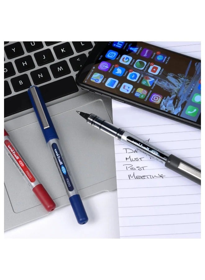 Uniball 6-Piece Liquid Ink Pen Set Multicolour - Image 2