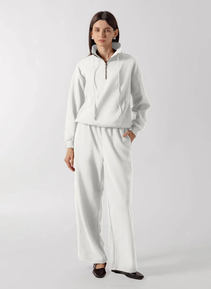 Shapes FUNNEL NECK QUARTER ZIP SET