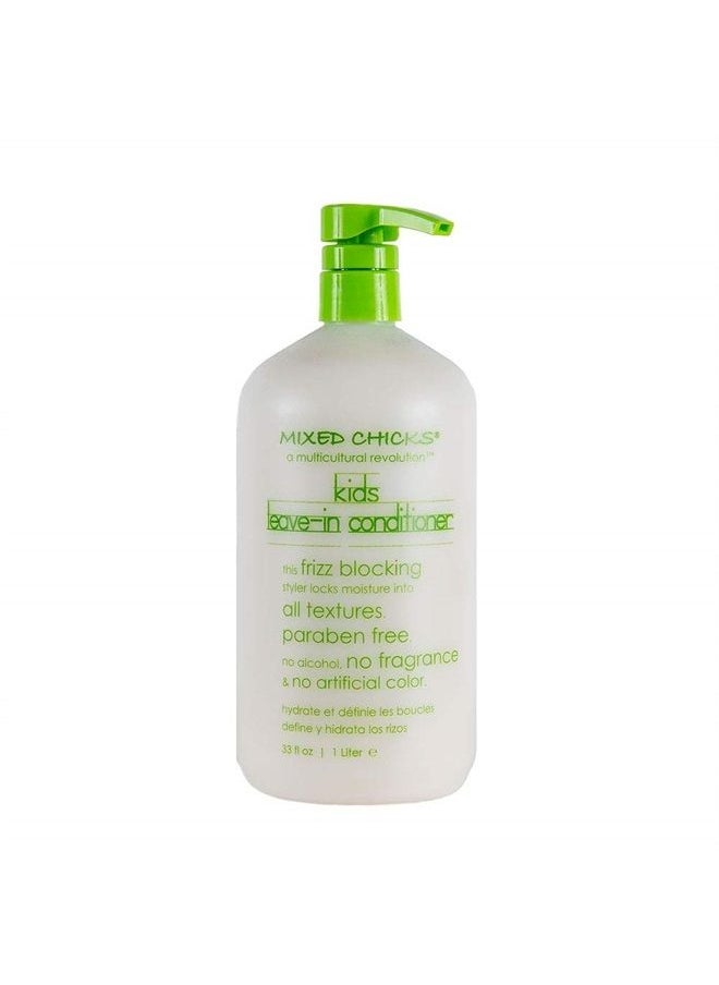 Mixed Chicks Kids Leave-In Conditioner - Eliminate Frizz & Define Curls, 33 fl.oz.  - Image 1