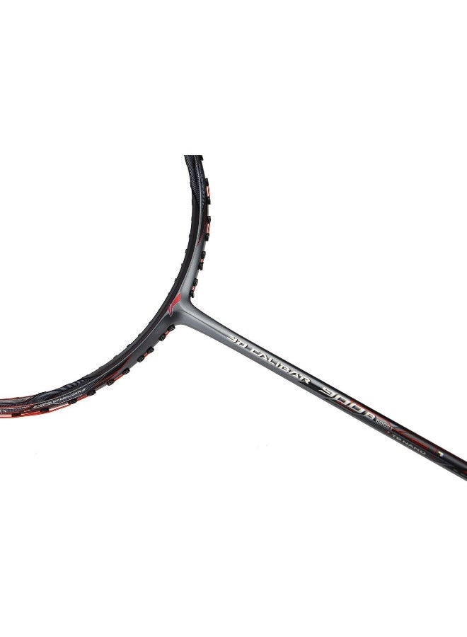 Li-Ning مضرب بادل 3D كالibar 900 للبالغين - أحمر/رمادي، مقاس واحد - Image 3