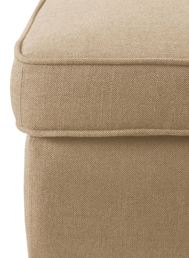 In-House Chair Footstool Linen From In House with Elegant Design - Light Beige - 44x40x60 cm - Image 2