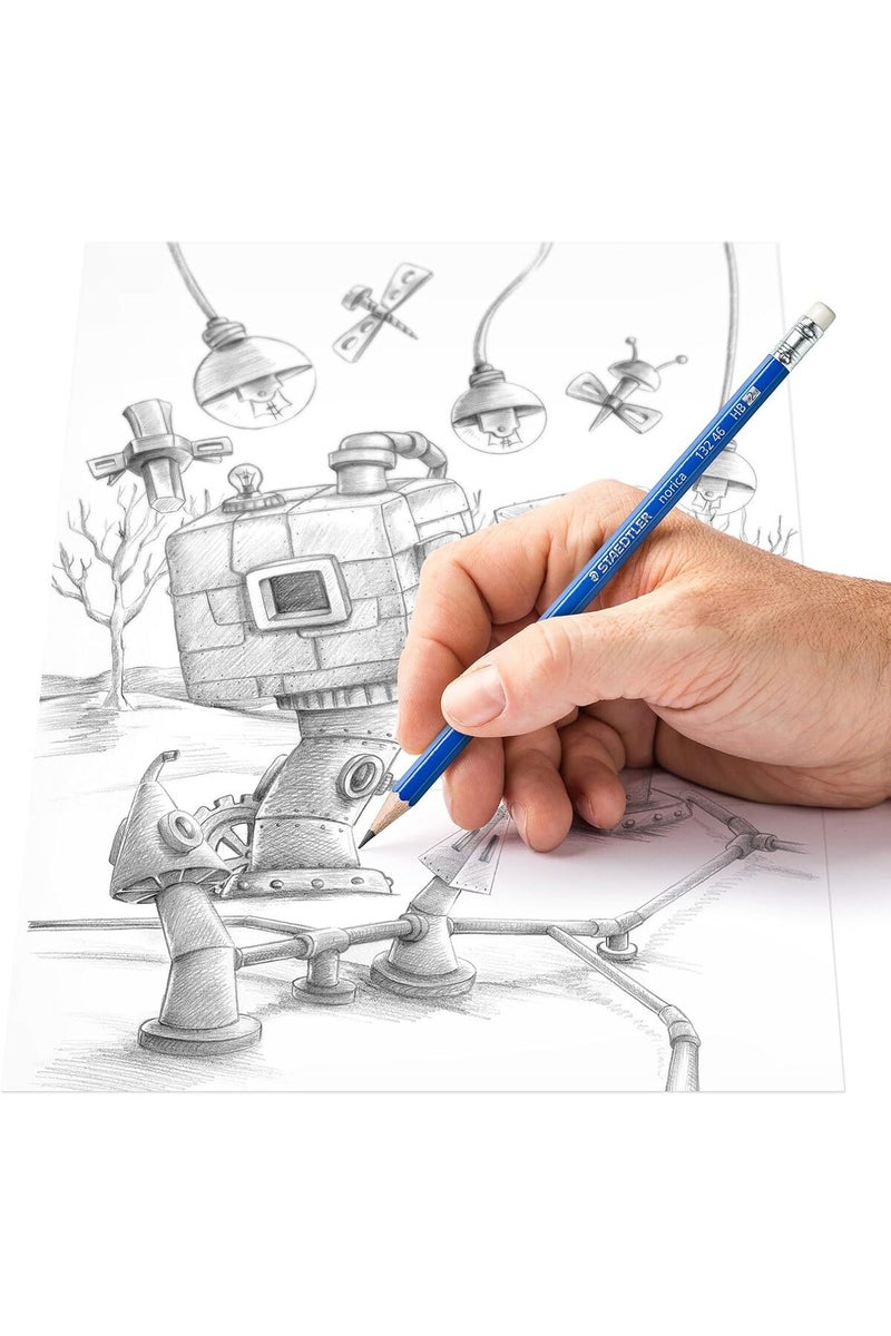 STAEDTLER Norica Rubber Tip Pencil (Pack of 12) - Image 4