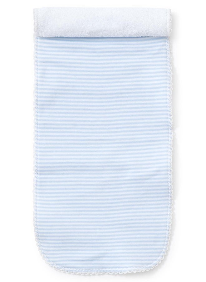 Kissy Kissy - Simple Stripes Burp - Blue-One Size - Image 1