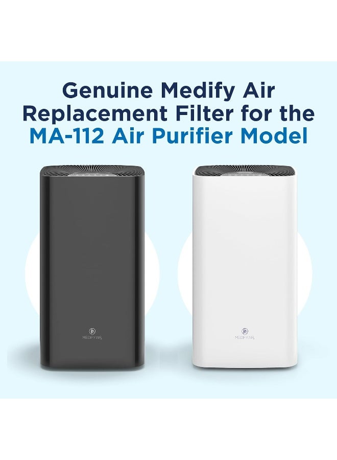 Medify Air Ma-112 Replacement Filter | 1 Set Of Filters | Medical Grade True Hepa H13 | Two Replacement Filters  - Image 4