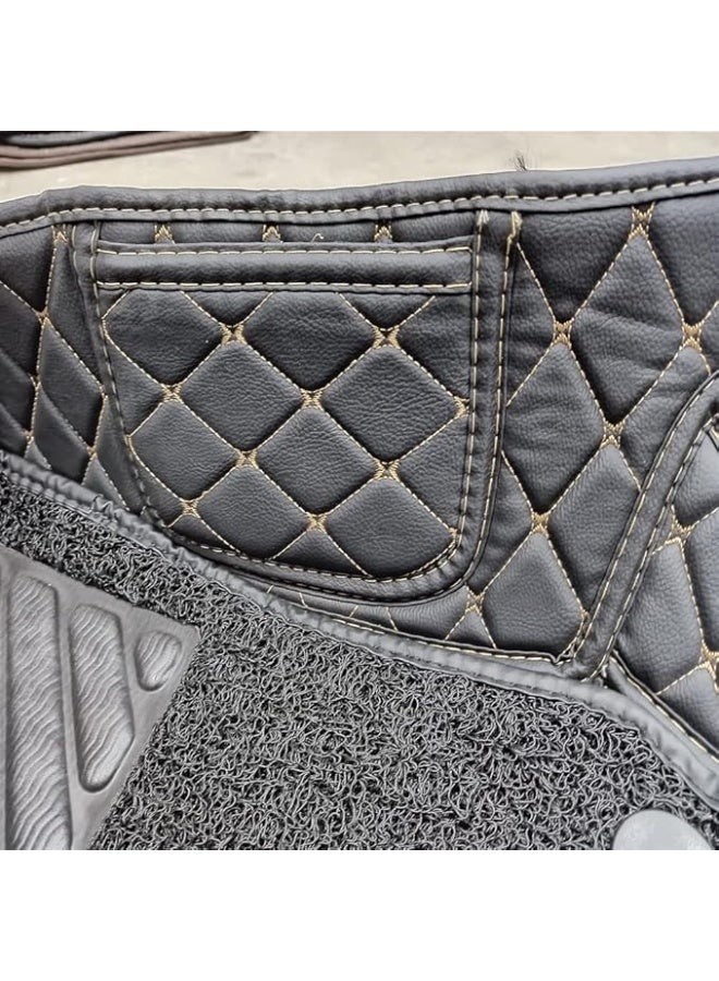 دواسات سيارة 9D طبقة مزدوجة - جلد فاخر وحماية شاملة - مقاومة للمياه والأتربة ومتينة للاستخدام اليومي - Image 4