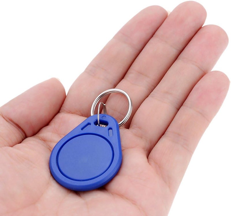 20pcs Writable Rewrite 125KHz RFID Keyfob Cards, Blue ABS Access Control Tags - Reusable Cloning, Proximity Access, Ideal for Security Systems and Door Entry - Image 5