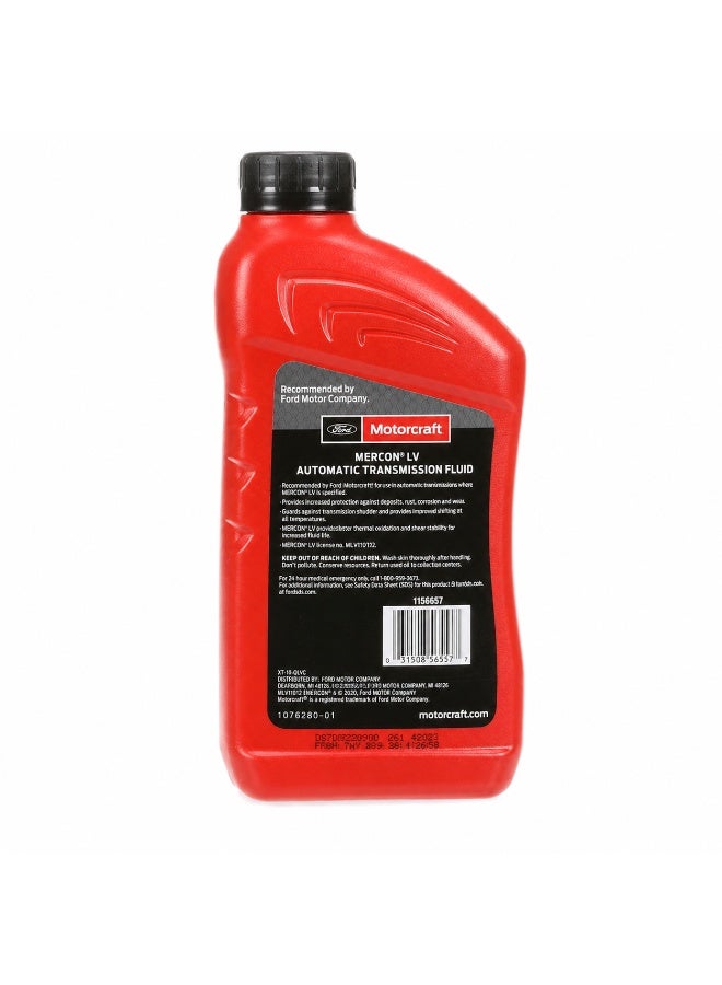 Motorcraft Ford Motorcraft MERCON LV Automatic Transmission Fluid (1076281-00) 1Liter - Image 3
