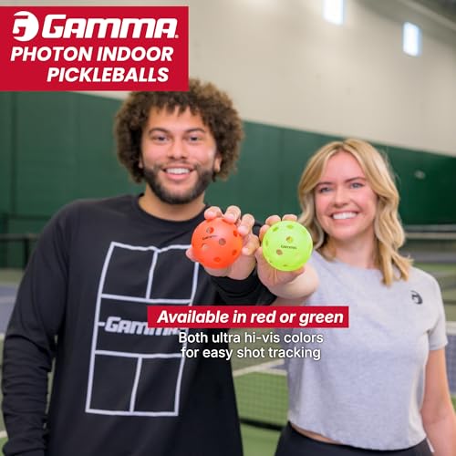Gamma Photon Indoor Pickleballs Pack of 6, USAPA Approved, High-Visibility, Durable and Ultra-Balanced - Image 2