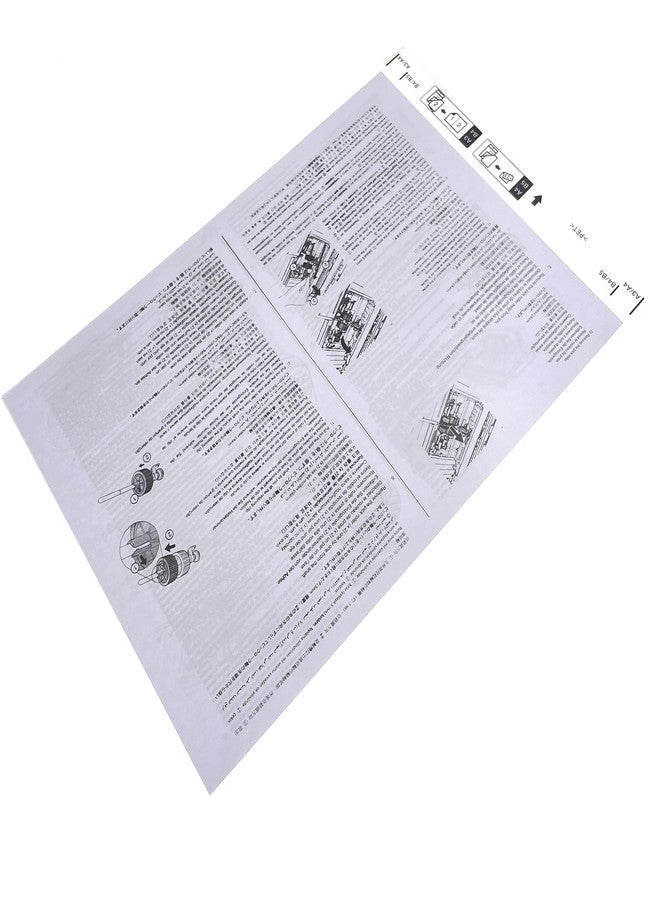 OKLILI أوكليلي 5 قطع X ورقة حاملة B12B819051 B12B813431 4T8624 متوافقة مع ماسح Epson A4 ماسح A3 B4 بأحجام غير عادية ورقة رقيقة مطوية إيصال صحيفة قصاصة ورقية ممزقة ورقة هشة - Image 5