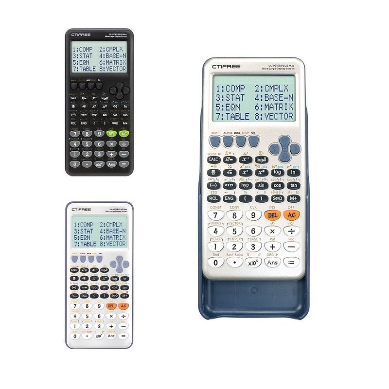 417 Multifunctional Scientific Calculator With Large Screen Black - Image 1