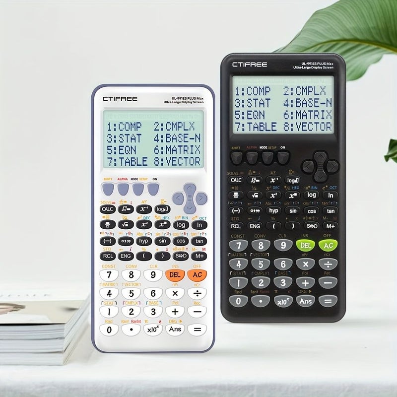 417 Multifunctional Scientific Calculator With Large Screen Black - Image 5