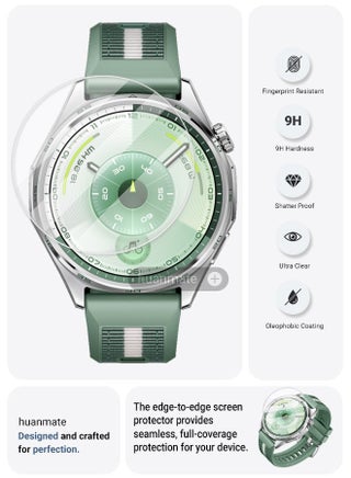 Huawei Watch GT 6 46mm Premium Screen Protector- Crisp Clarity, Ultimate Safety, Shield Against Smudges, Reliable Quality, Easy Installation & Removal - view 2