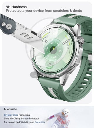 Huawei Watch GT 6 46mm Premium Screen Protector- Crisp Clarity, Ultimate Safety, Shield Against Smudges, Reliable Quality, Easy Installation & Removal - view 3