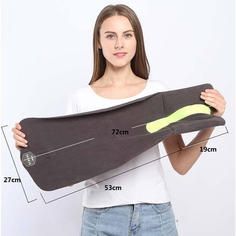 MEZON MEZON Travel Pillow Neck Guard Band Cervical Posture Spontaneous Neck Shoulder Support Protector Pain Relief AntiAging Neck Brace Belt Wrap - Image 2