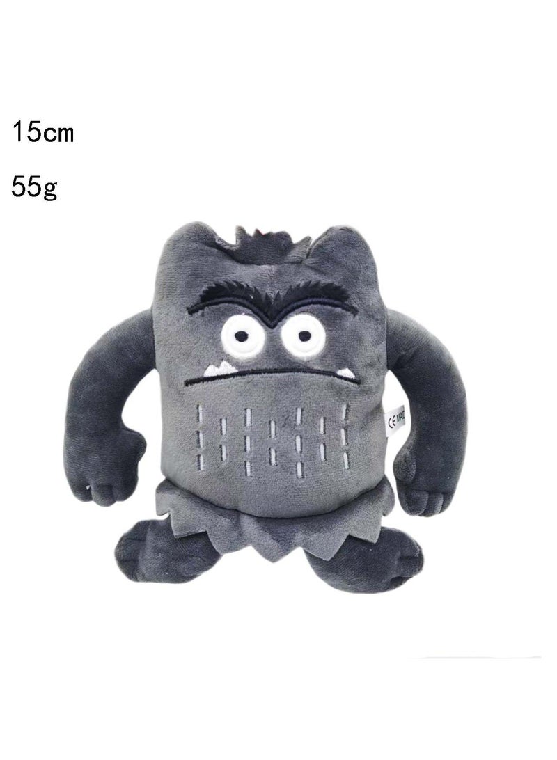 1pcs The Colour Monster Plush Toy  Emotional Monster Cartoon Doll for Kids  Ideal Birthday  Festive Room Decor Gift for Boys  Girls and Adults - Image 1