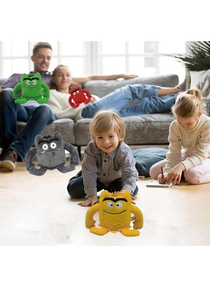 1pcs The Colour Monster Plush Toy  Emotional Monster Cartoon Doll for Kids  Ideal Birthday  Festive Room Decor Gift for Boys  Girls and Adults - Image 3