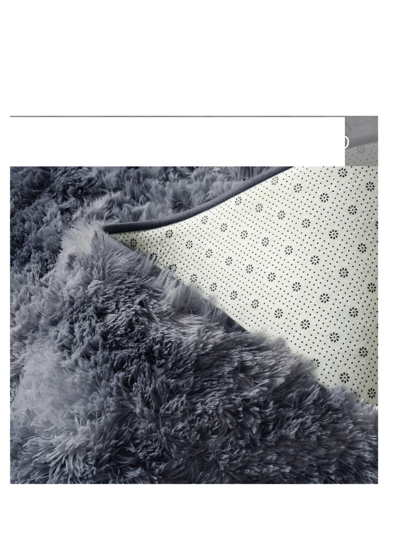 Nariele Soft Touch Area Rug Bedroom Anti-Skid Yoga Carpet Shaggy Rugs Fluffy Motley Tie-dye Carpets - Image 2